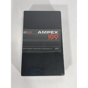 Ampex 199 professional broadcast videocassete VHS‎ BC20 Vintage Extremely Rare
